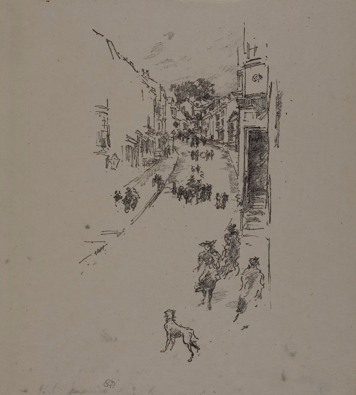 Dimanche, Lyme Regis - James Abbott McNeill Whistler