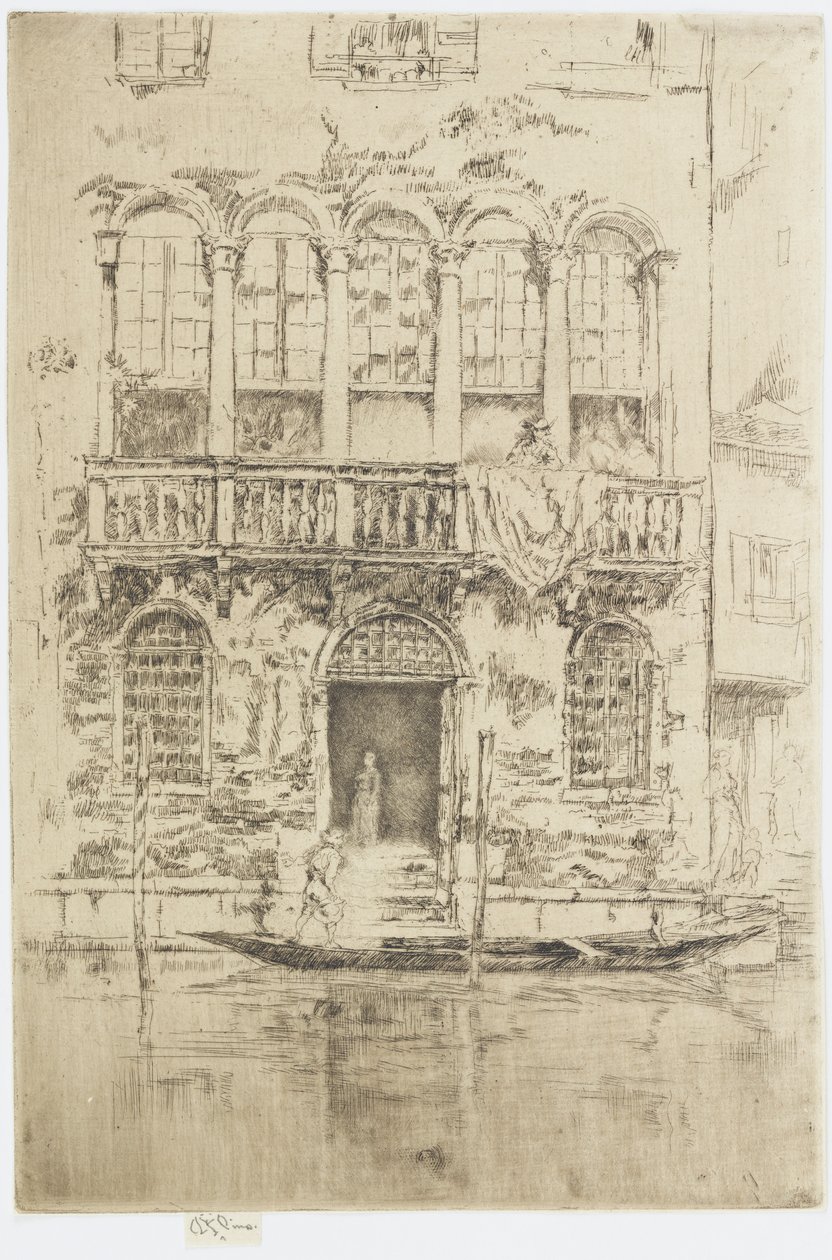 Le Balcon - James Abbott McNeill Whistler