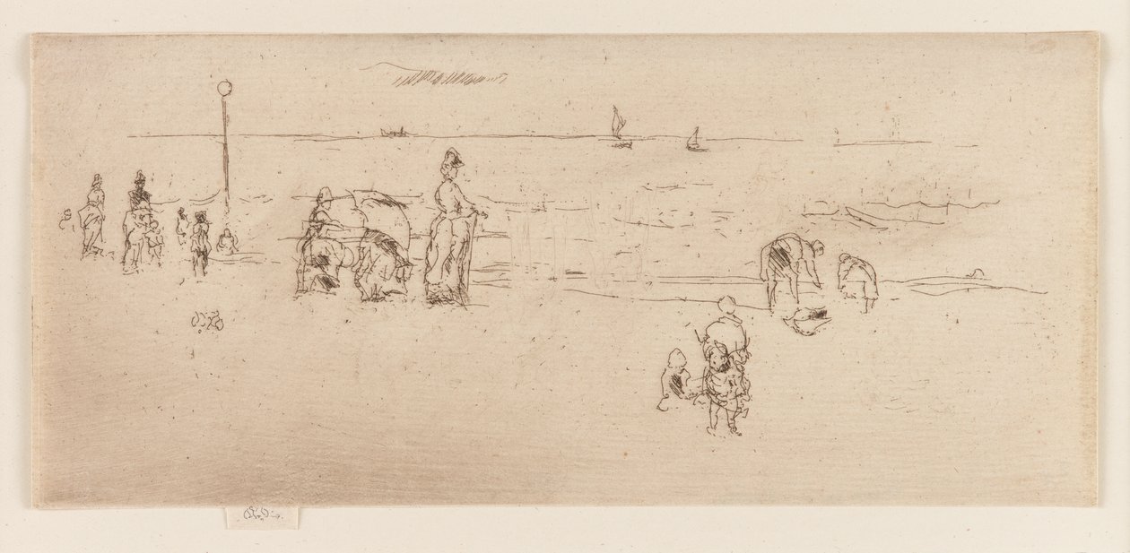 La Plage, Ostende - James Abbott McNeill Whistler