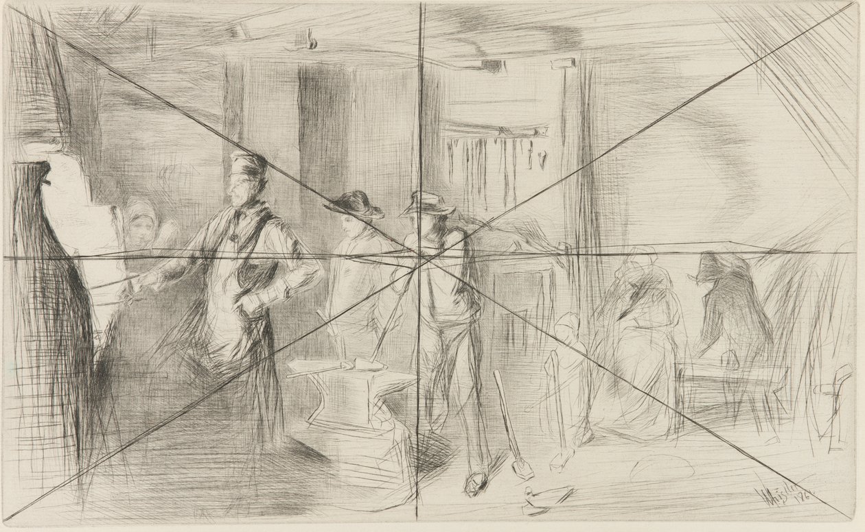 La forge - James Abbott McNeill Whistler