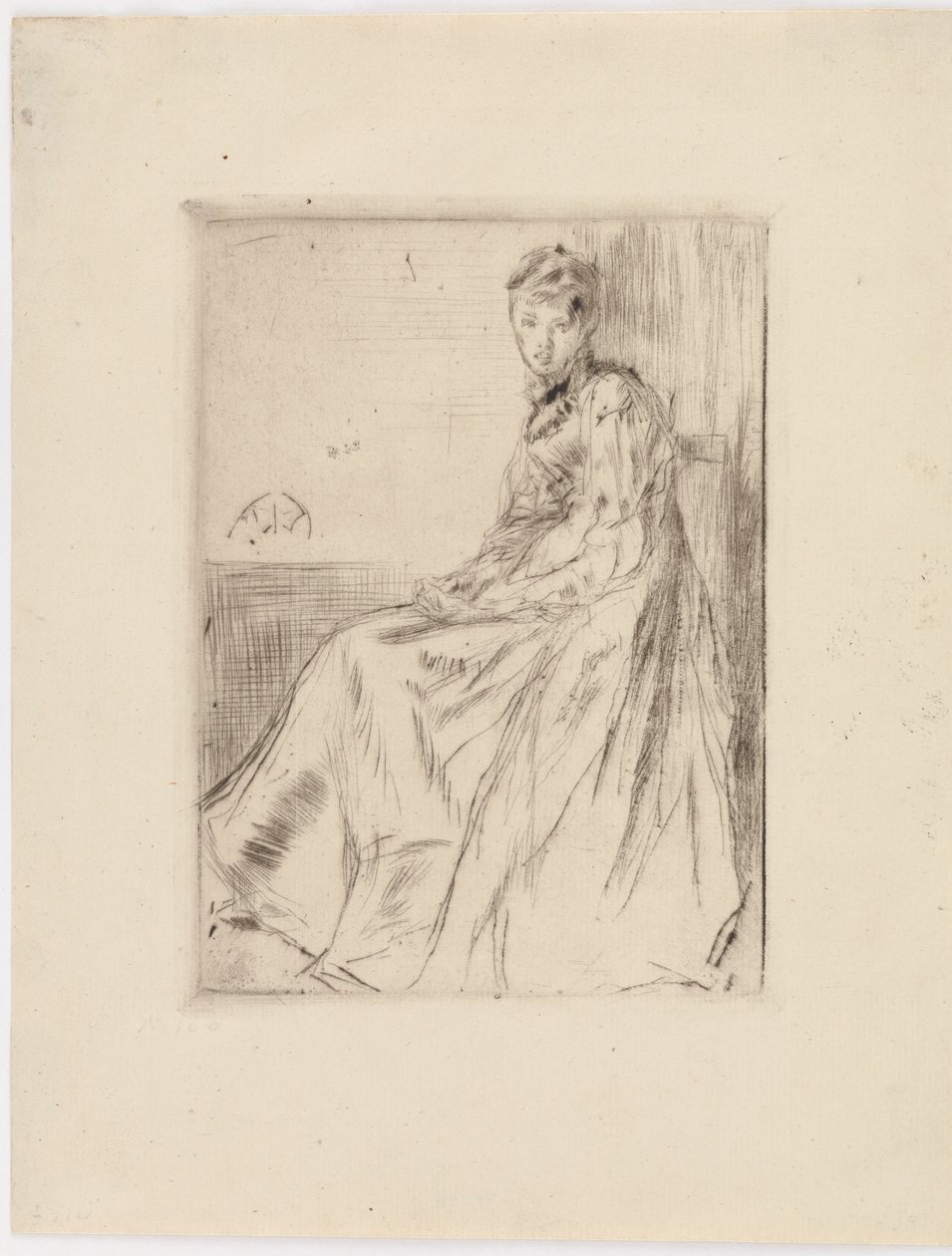 La Lettre (Maud, assise) - James Abbott McNeill Whistler