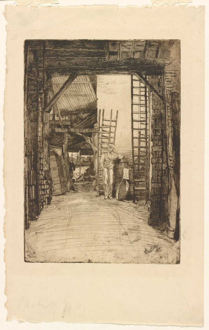 Le chaufournier - James Abbott McNeill Whistler