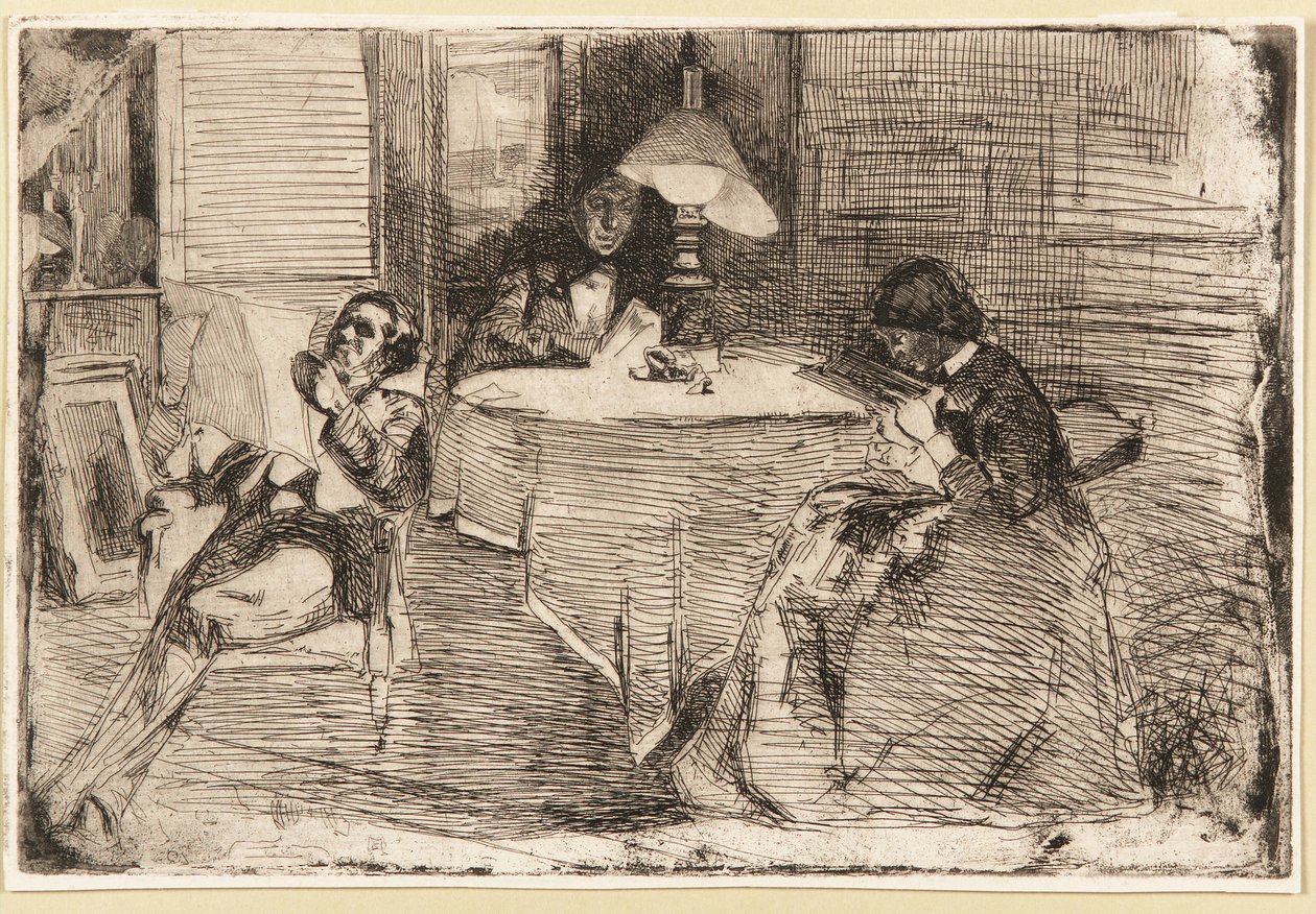 La salle de musique - James Abbott McNeill Whistler