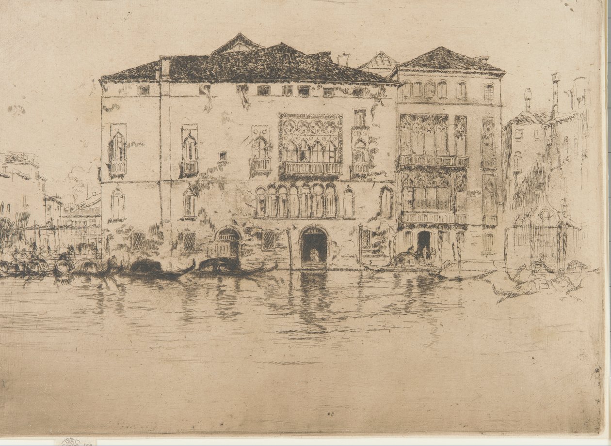 Les Palais - James Abbott McNeill Whistler