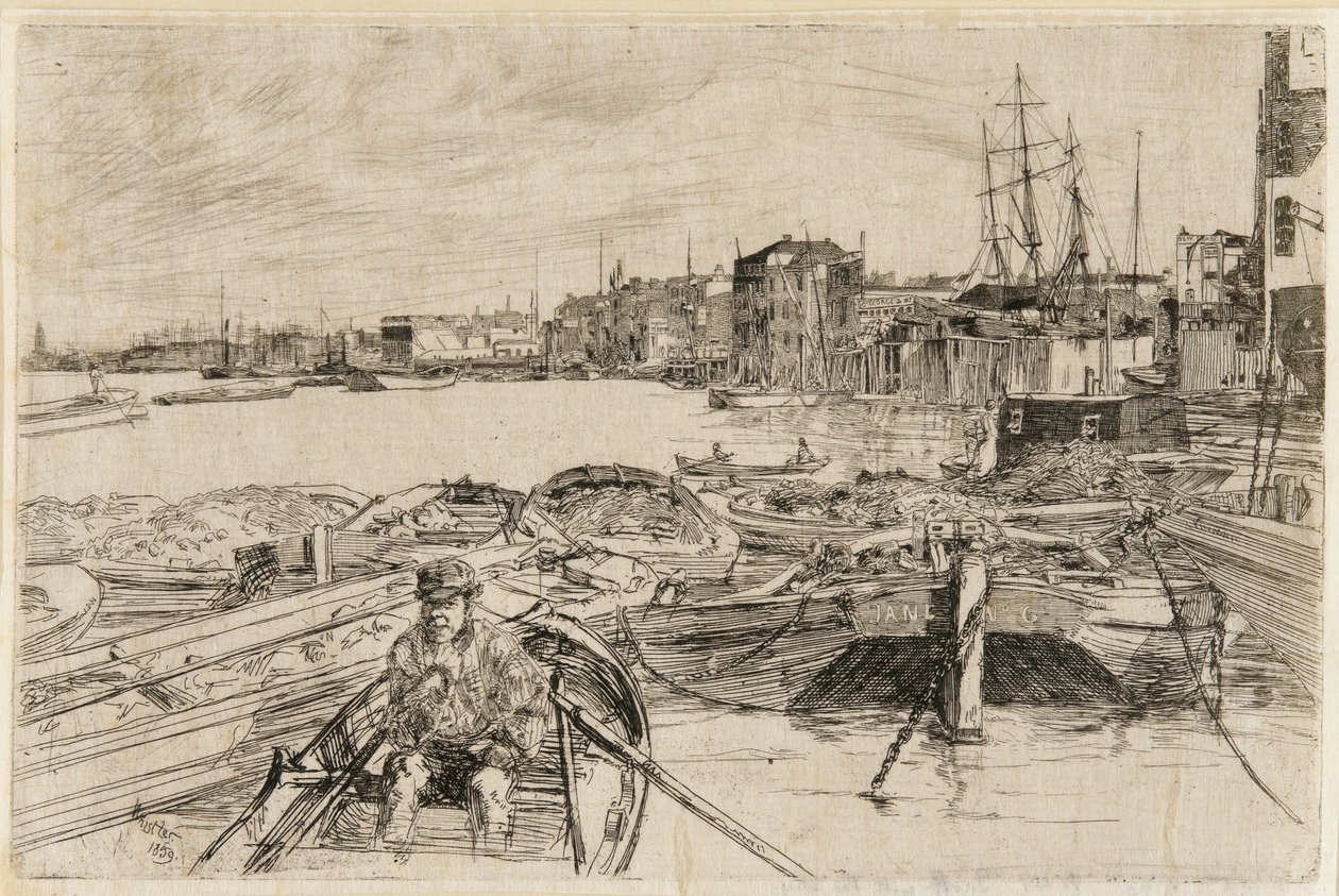 La piscine - James Abbott McNeill Whistler