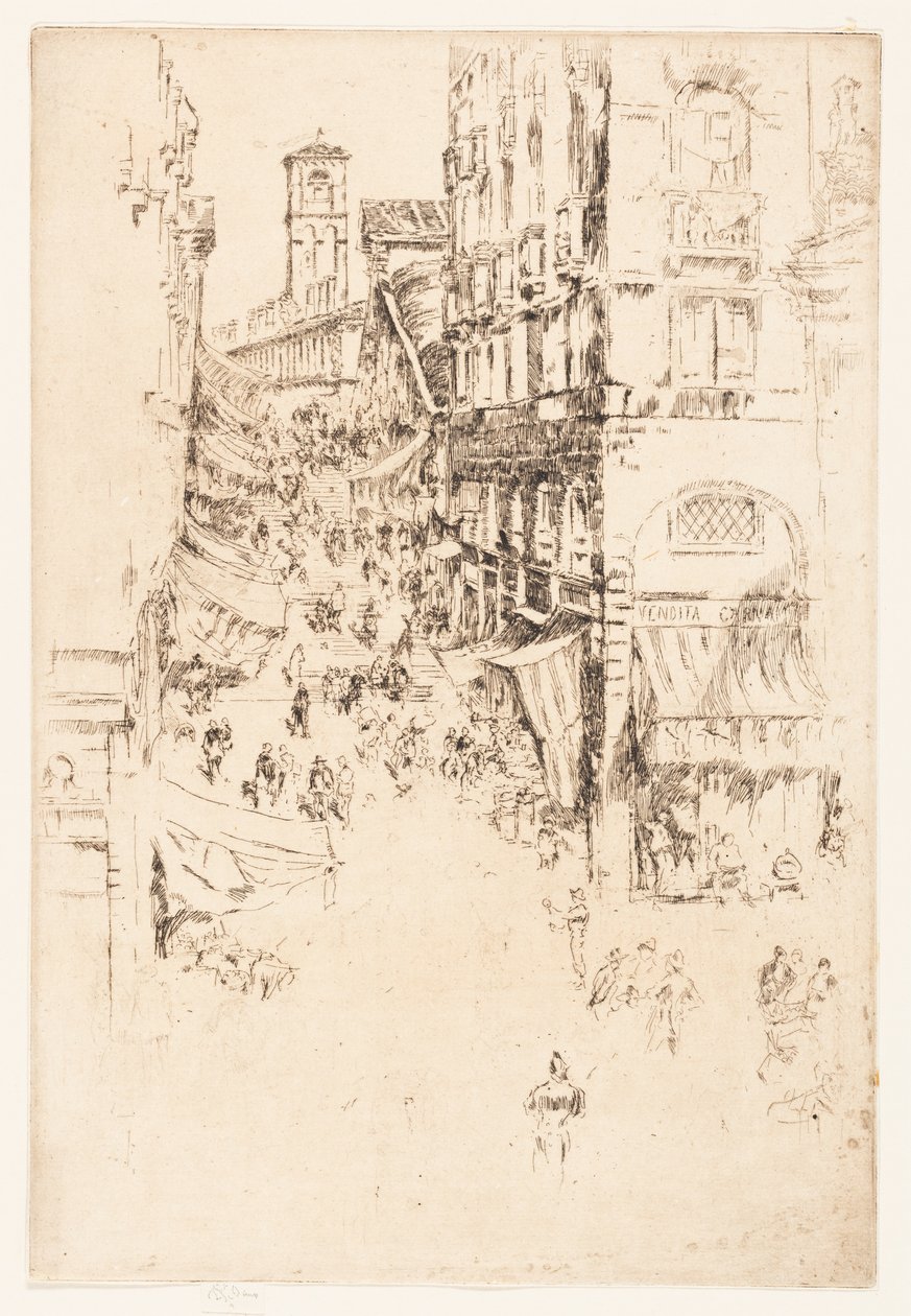 Le Rialto - James Abbott McNeill Whistler
