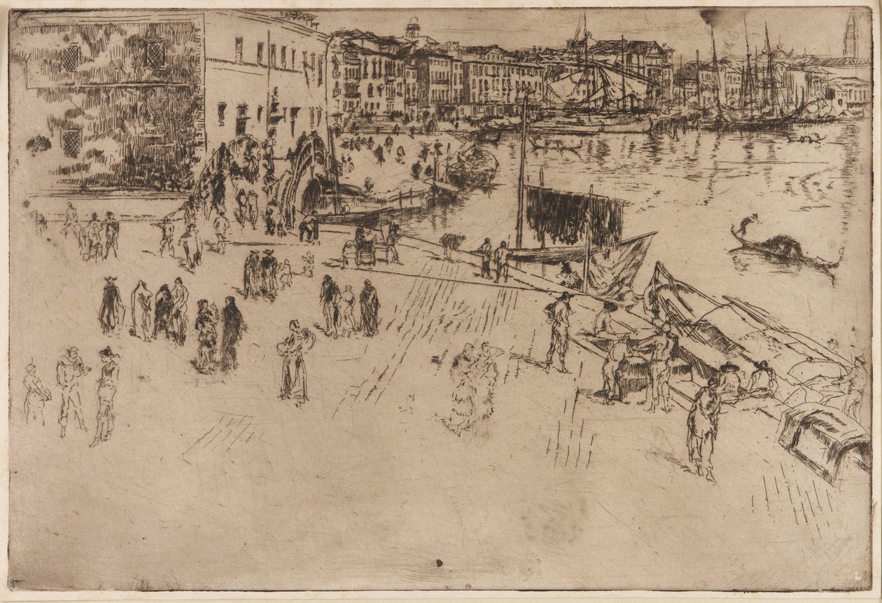 La Riva - James Abbott McNeill Whistler