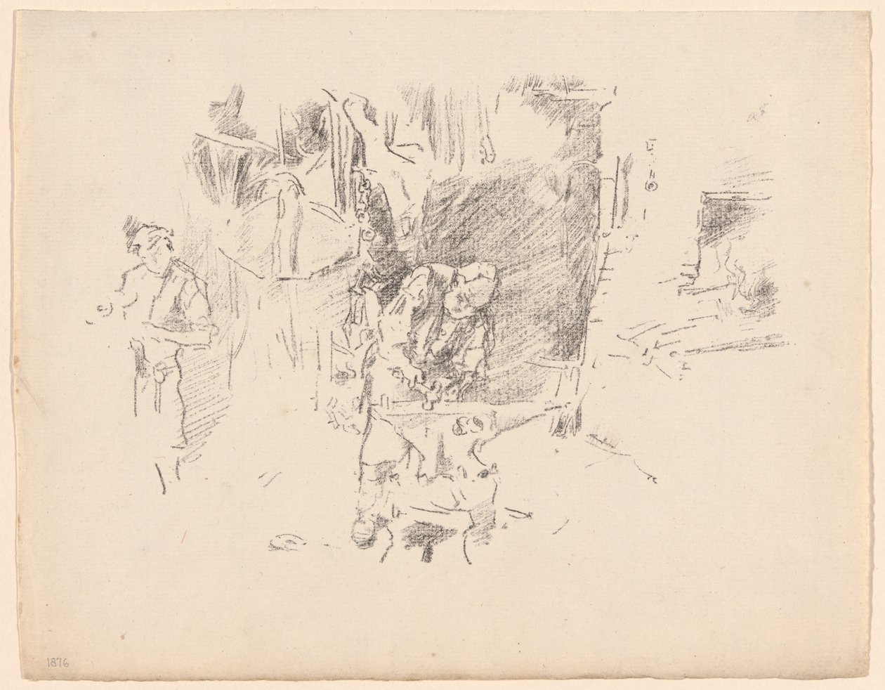 La forge ensoleillée - James McNeill Whistler