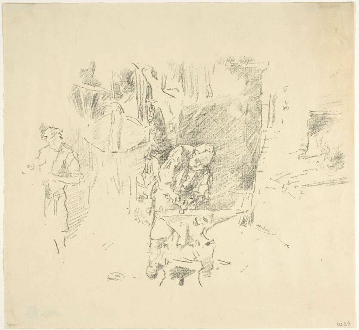 La forge ensoleillée - James McNeill Whistler