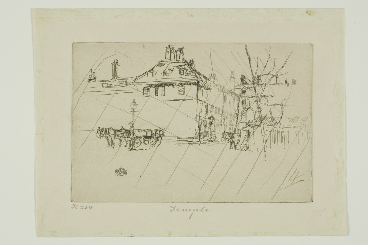 Le Temple - James Abbott McNeill Whistler