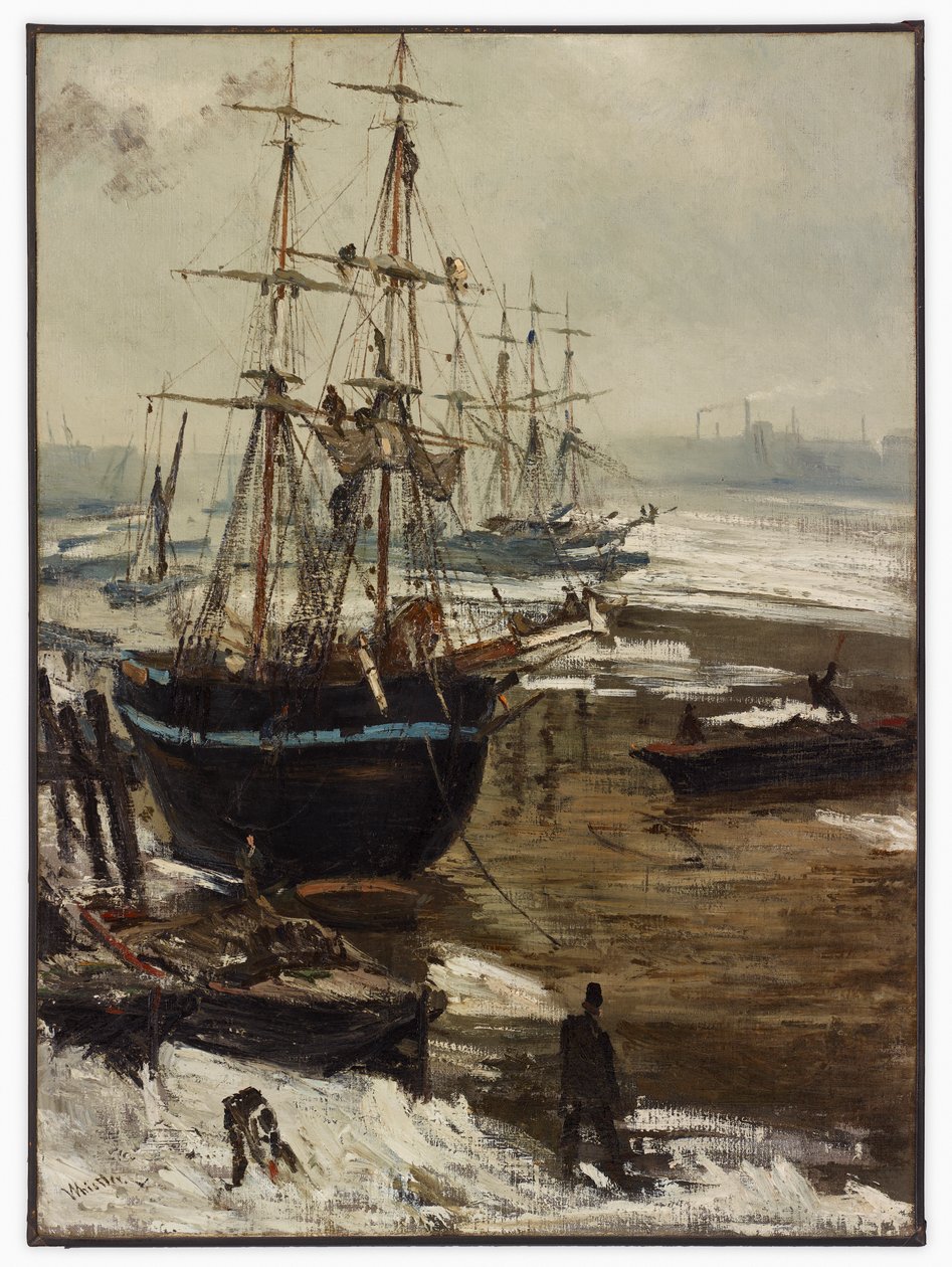La Tamise en glace - James Abbott McNeill Whistler
