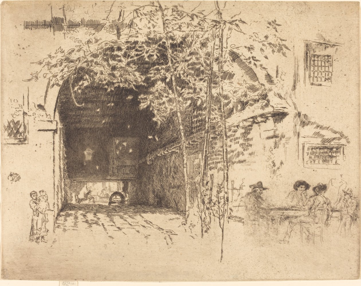 Le Traghetto, No.II - James Abbott McNeill Whistler