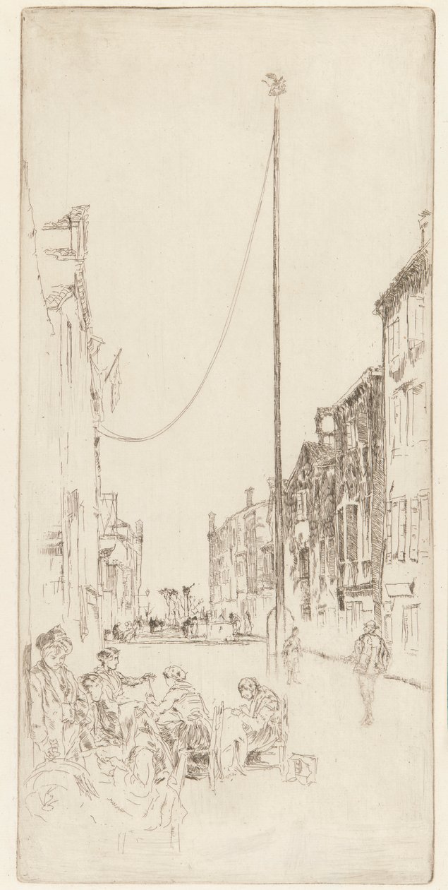 Le Mât Vénitien - James Abbott McNeill Whistler
