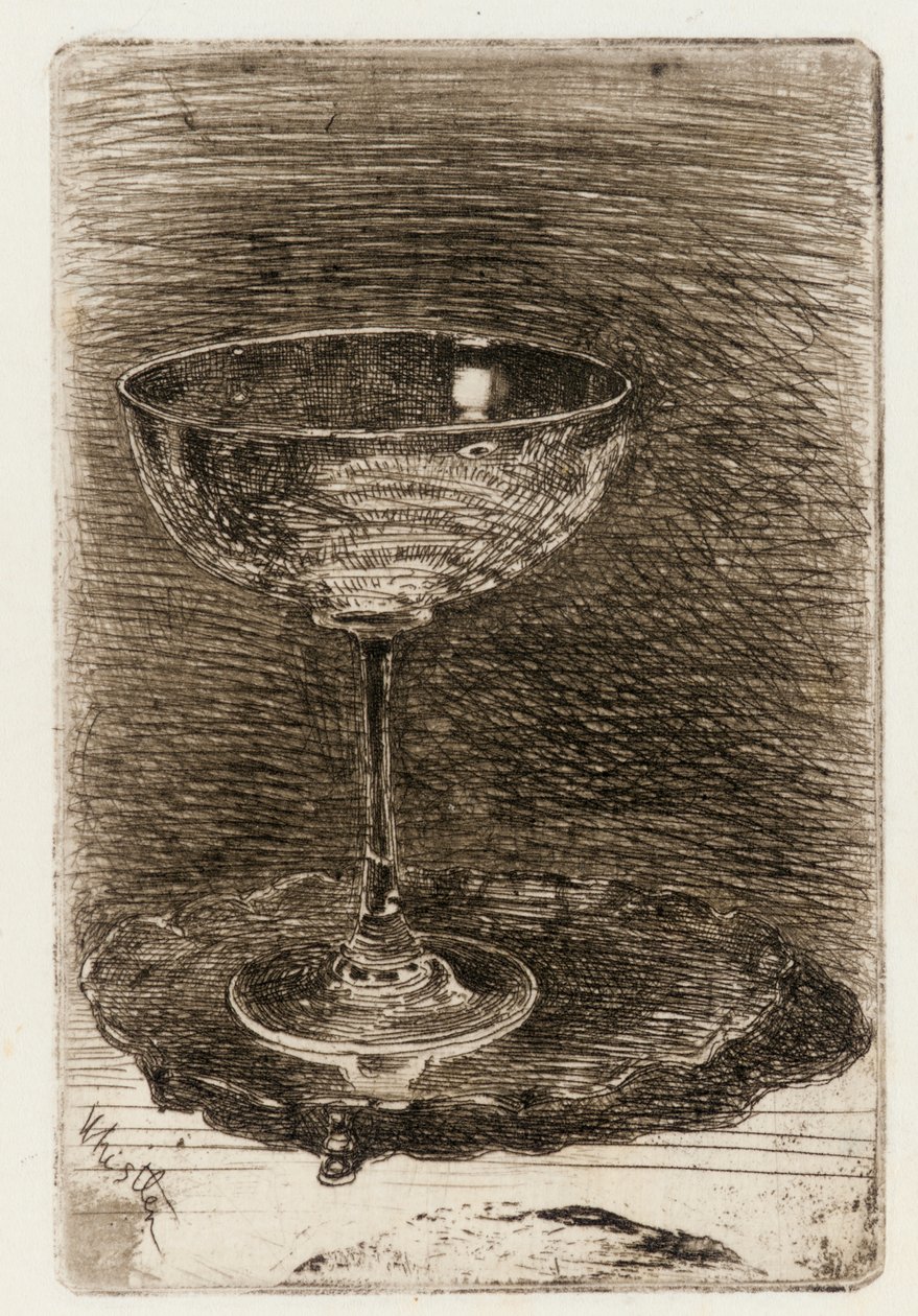 Le verre de vin - James Abbott McNeill Whistler