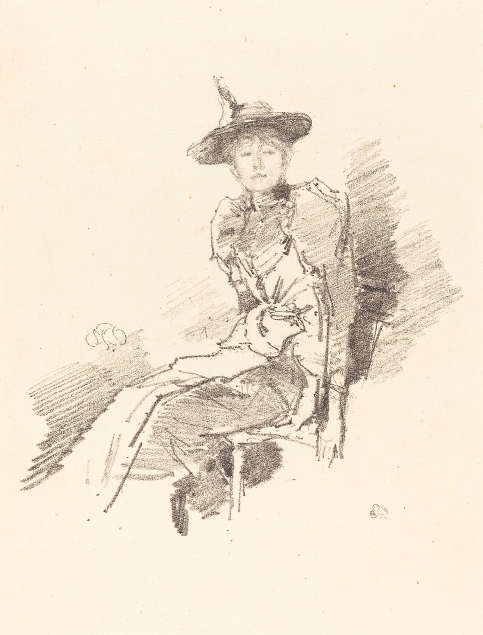 Le Chapeau ailé - James Abbott McNeill Whistler