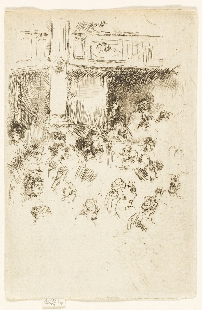 Théâtre, Loches - James Abbott McNeill Whistler