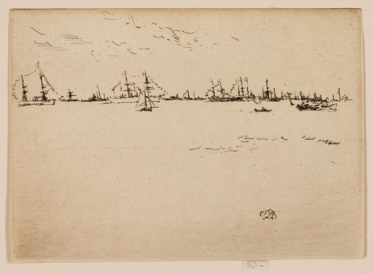 Navires de guerre - James McNeill Whistler