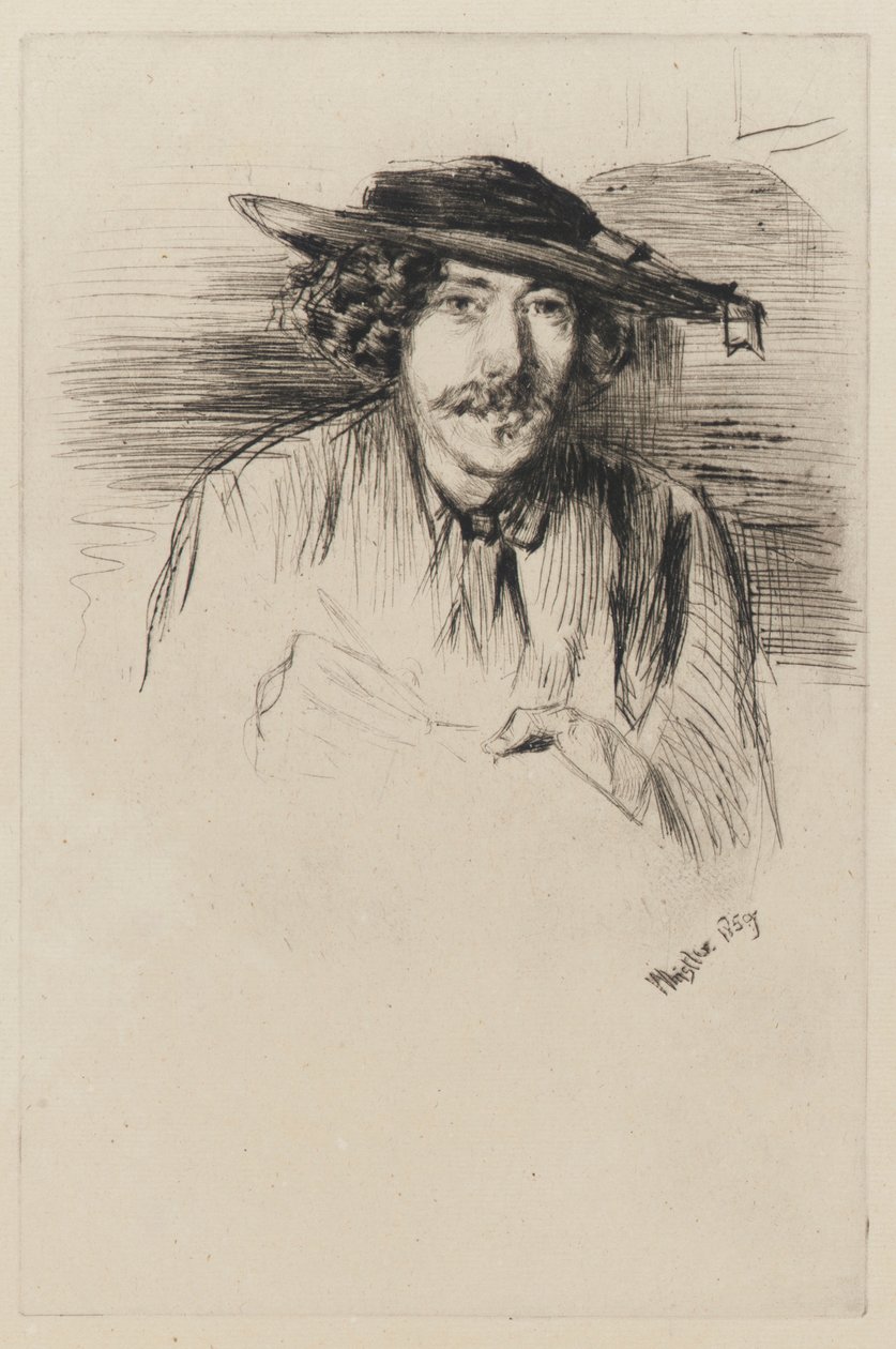 Whistler avec un chapeau - James Abbott McNeill Whistler