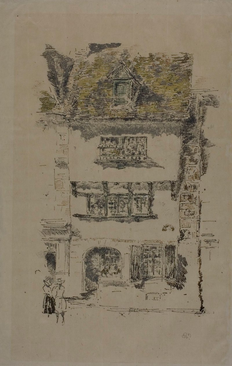 Maison jaune, Lannion - James McNeill Whistler