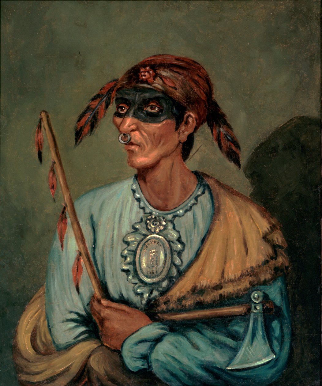 Portrait de Me-No-Quet, 1827 - James Otto Lewis