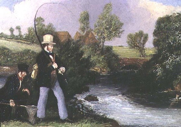 Scène de pêche - James Pollard