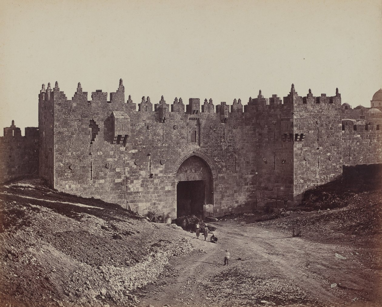 Porte de Damas - James Robertson, and Felice Beato