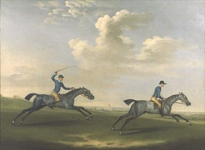 Deux chevaux de course en exercice - James Seymour