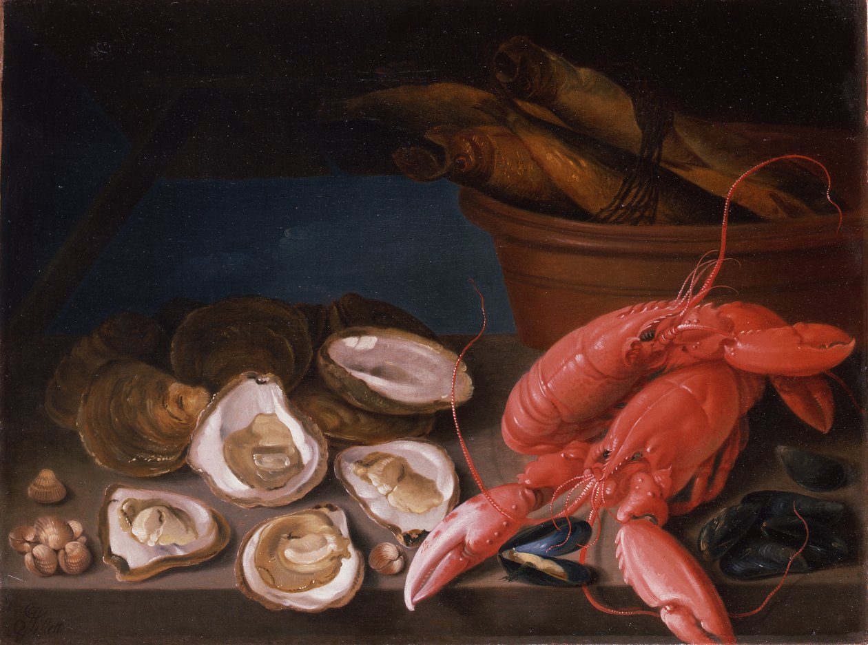 Nature morte de homards - James Sillett