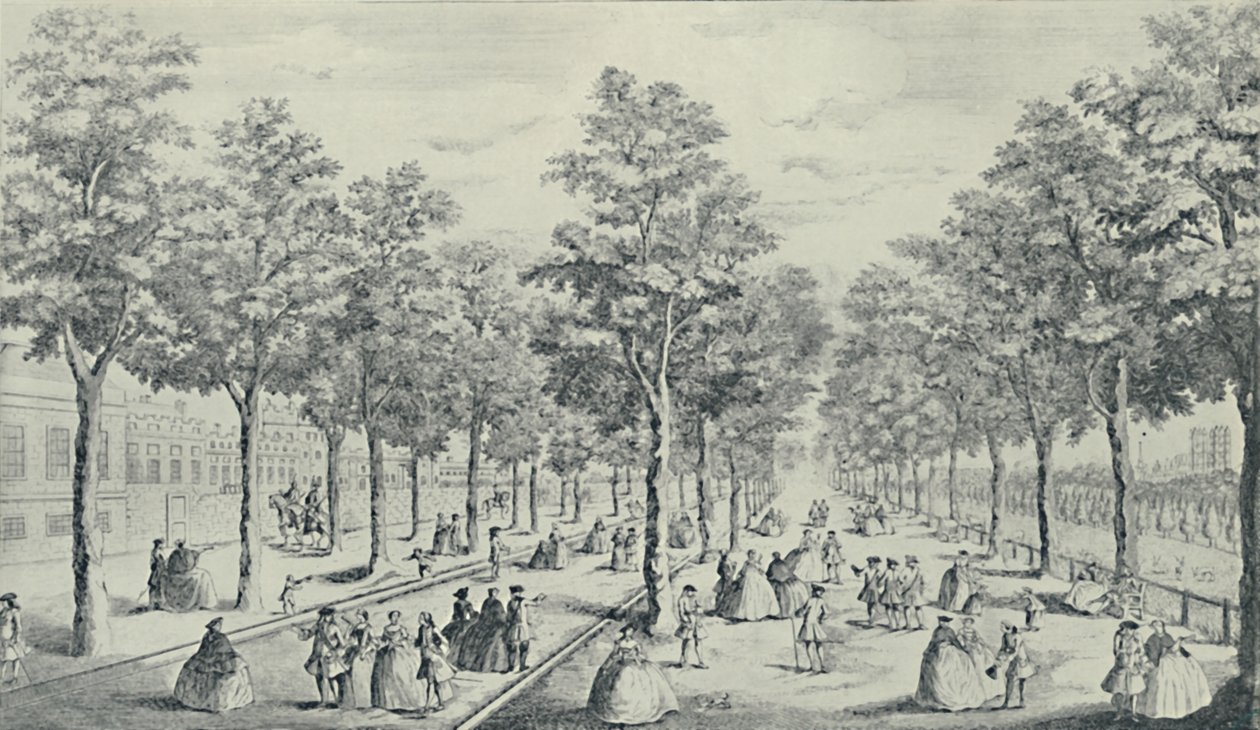 La société dans le Mall, 1741 - James Smith