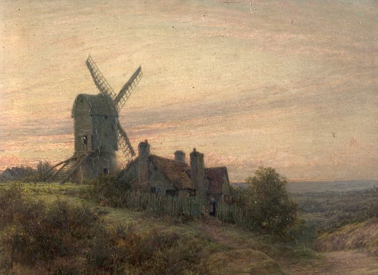 Forêt de Nottingham et moulin à vent - James T. Hart