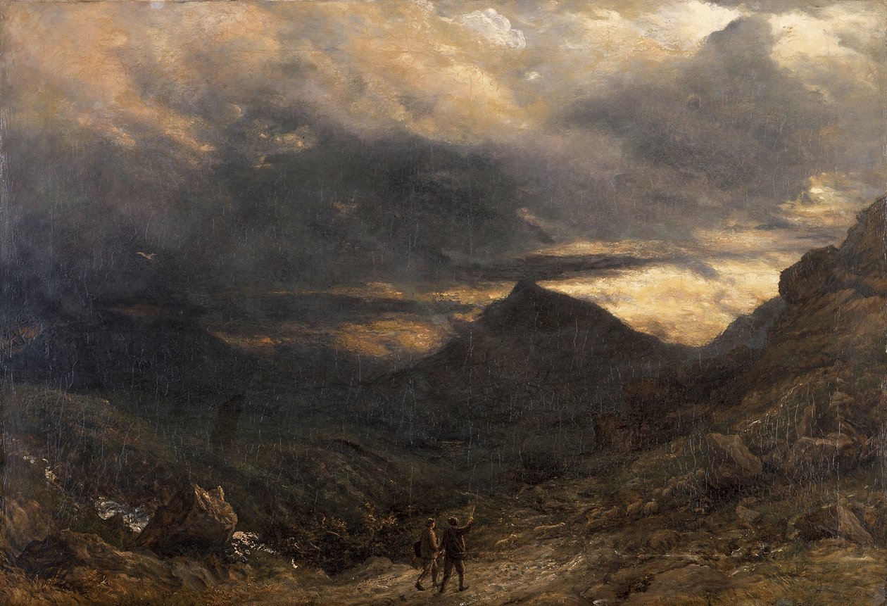 Vue de Snowdon - James Thomas Linnell