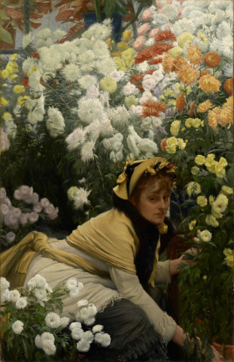 Chrysanthèmes - James Tissot