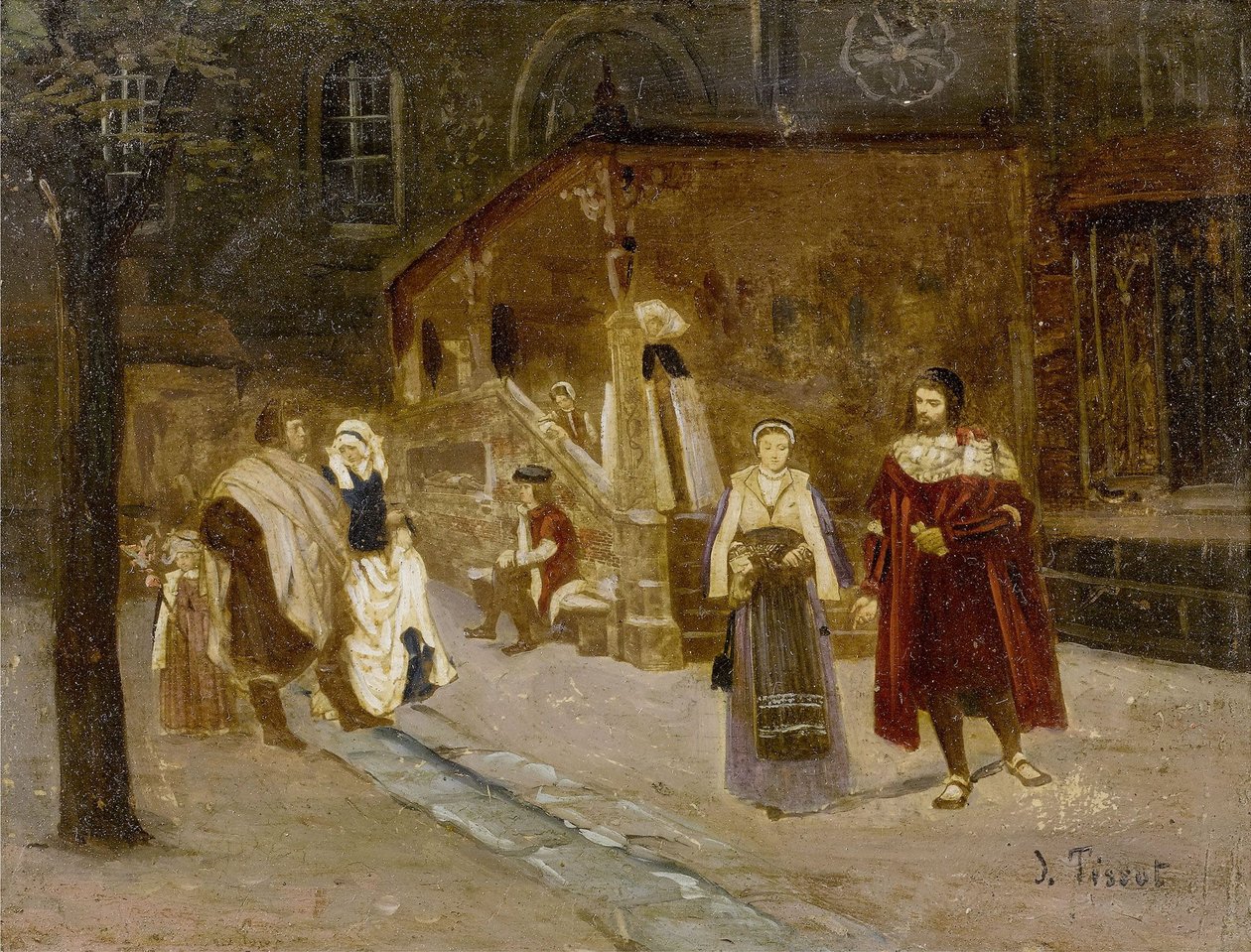 James Tissot Faust et Margarethe - James Tissot