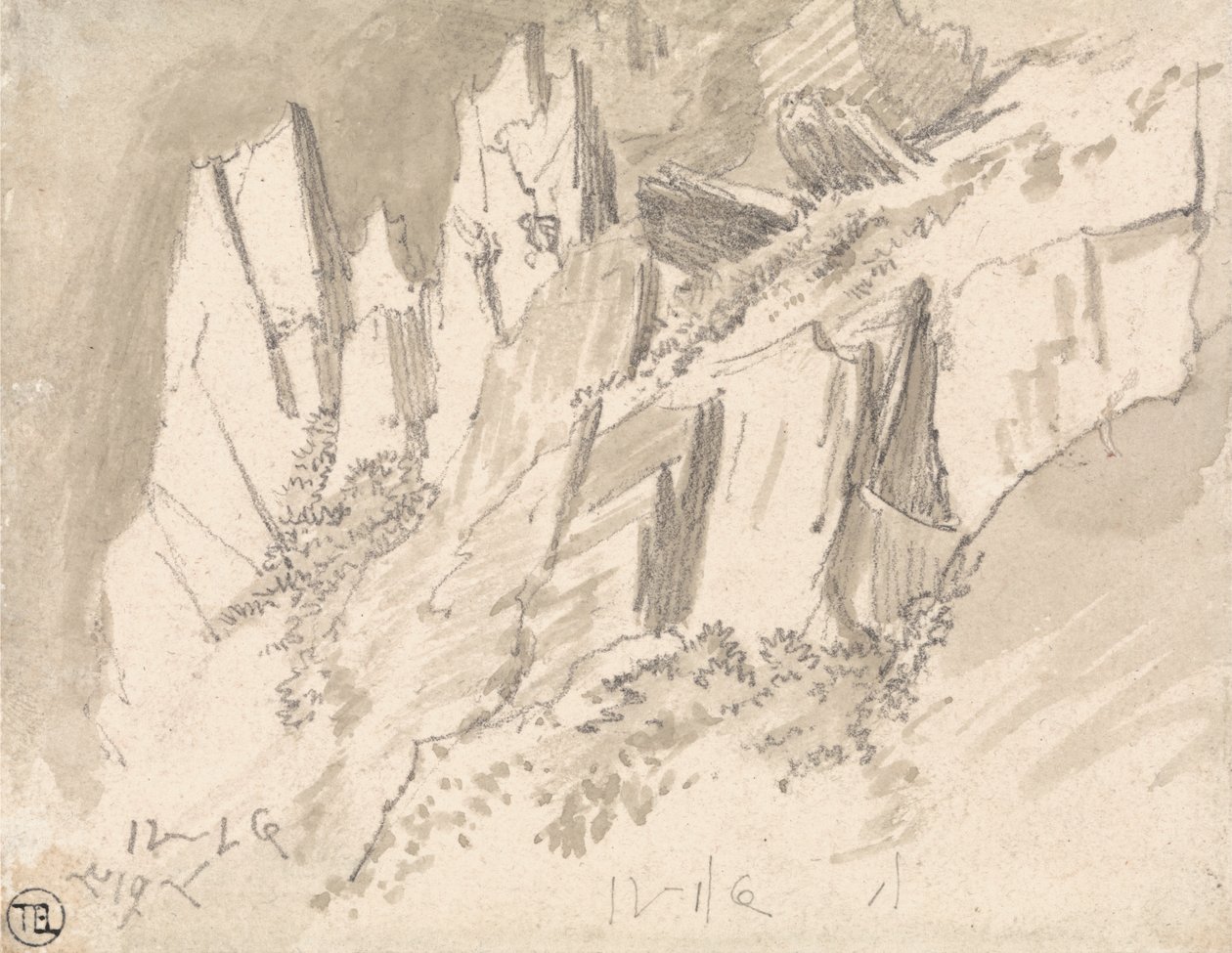 Une colline rocheuse - James Ward