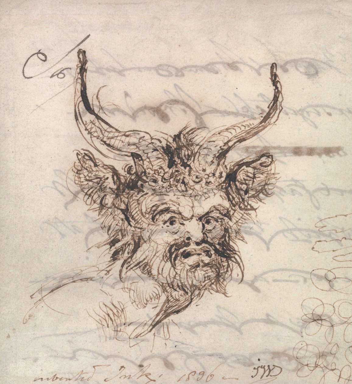 Une tête de satyre - James Ward