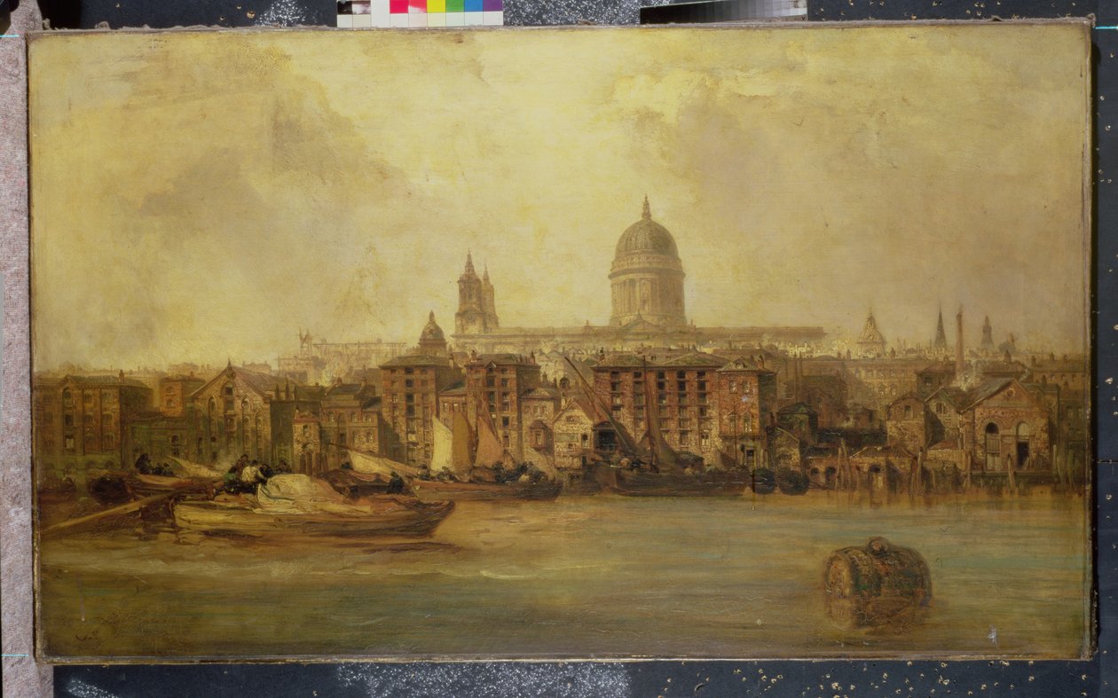 La Tamise près de Blackfriars - James Webb