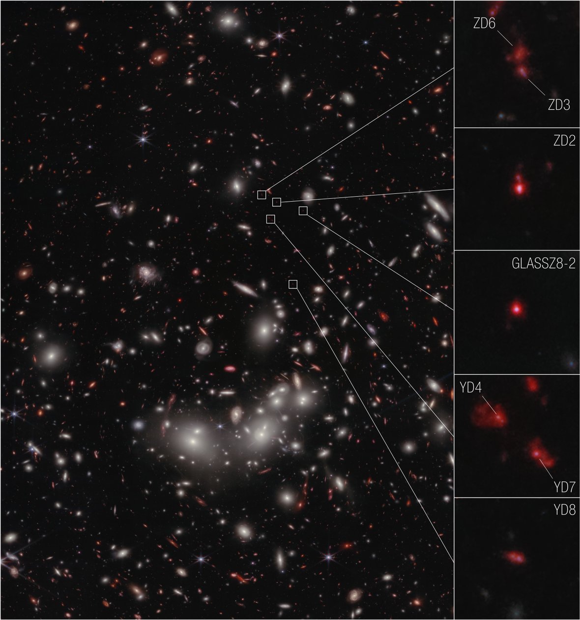 Protocluster Galactique - James Webb Space Telescope (NASA)