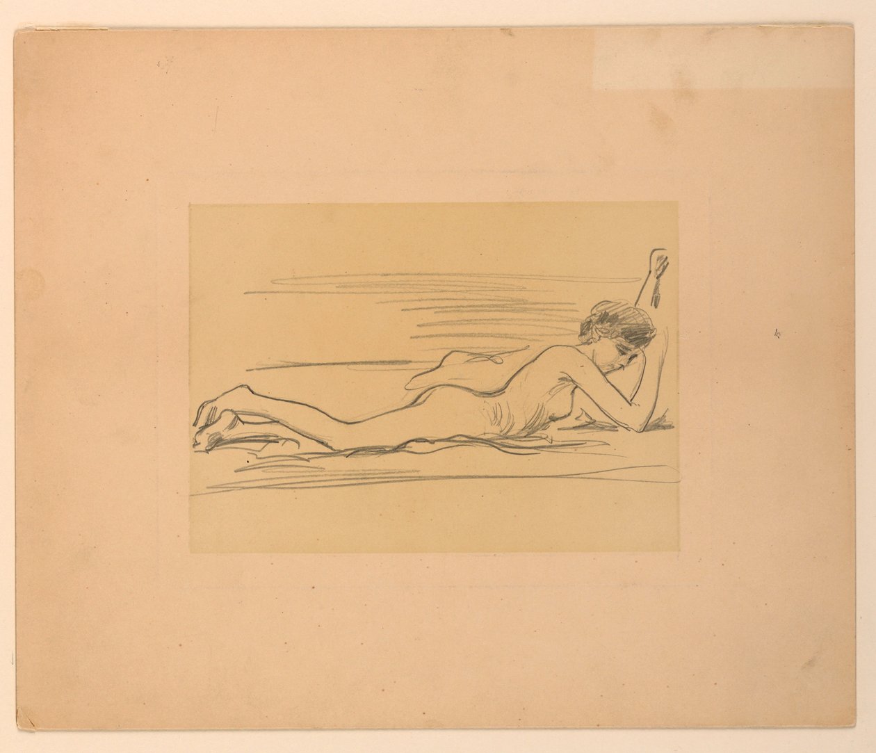 Esquisse de Nu Féminin - James Wells Champney