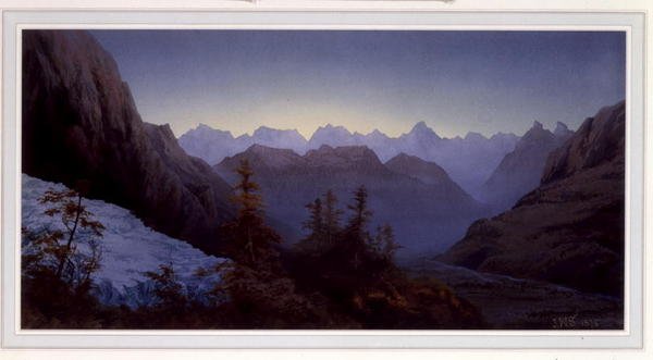 Aube dans les Alpes - James Whittet Smith