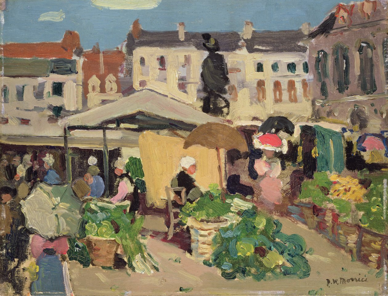 Scène de marché - James Wilson Morrice