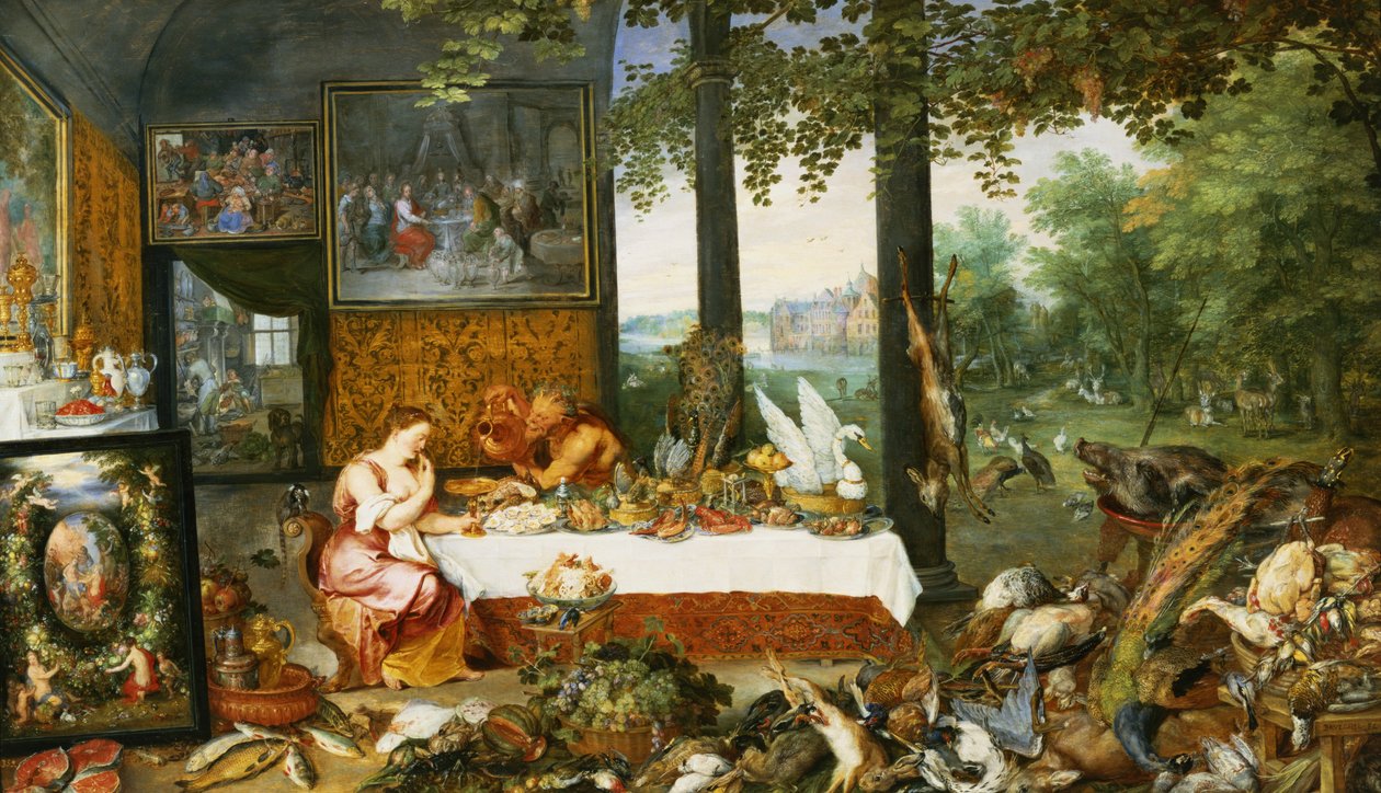 Le Sens du goût, 1618 - Jan and Rubens, P.P. Brueghel