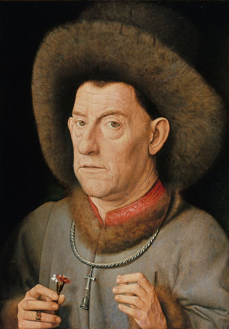 Homme avec des œillets - Jan van Eyck