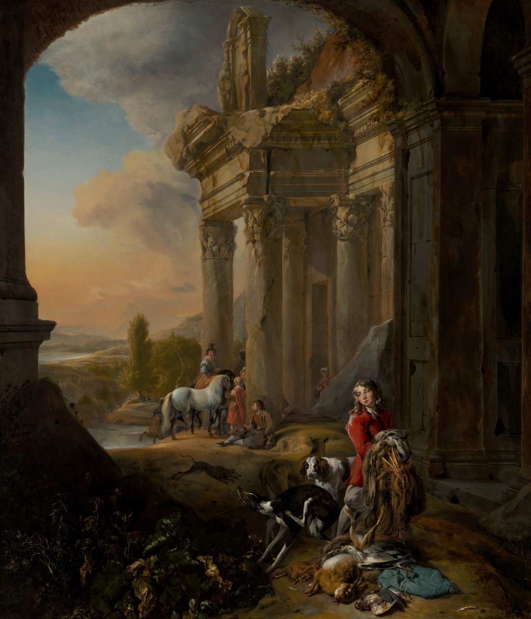 Retour de la chasse - Jan Baptist Weenix