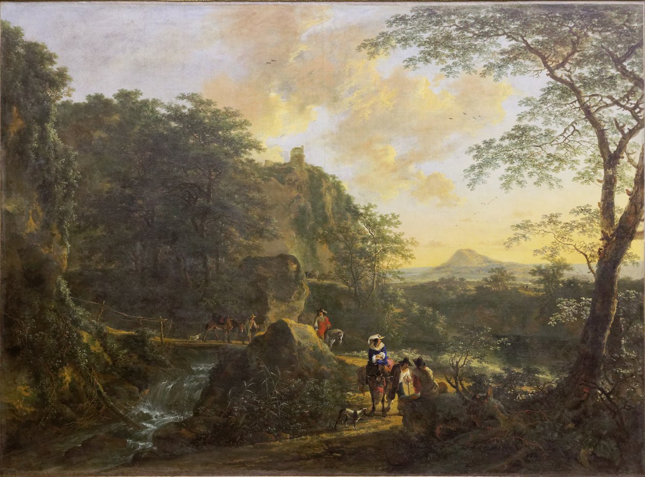 Les voyageurs élégants - Jan Dirksz Both