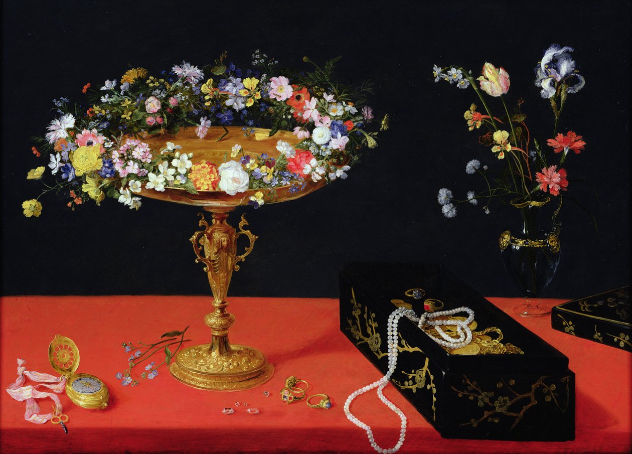 Nature Morte avec une Tazza de Fleurs - Jan the Elder Brueghel