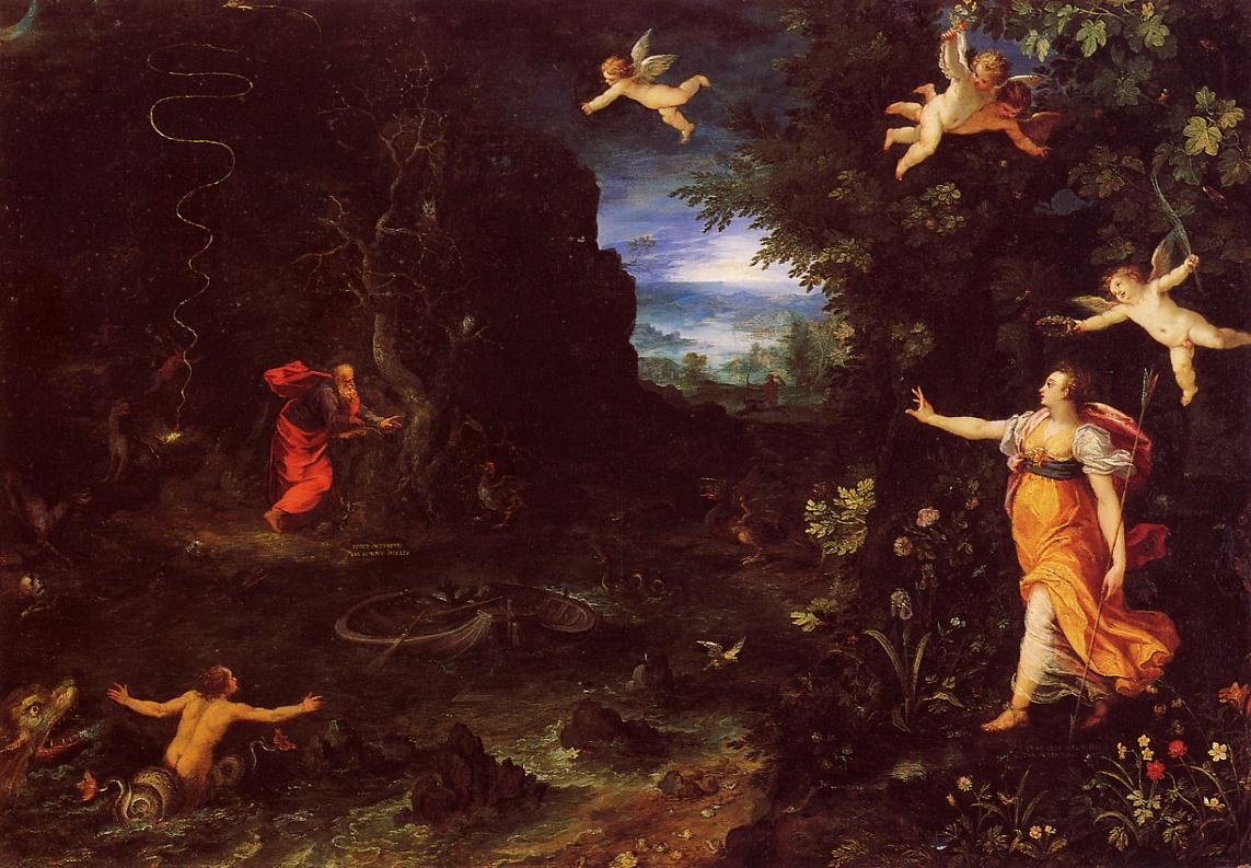 Circé et Ulysse - Jan the Elder Brueghel