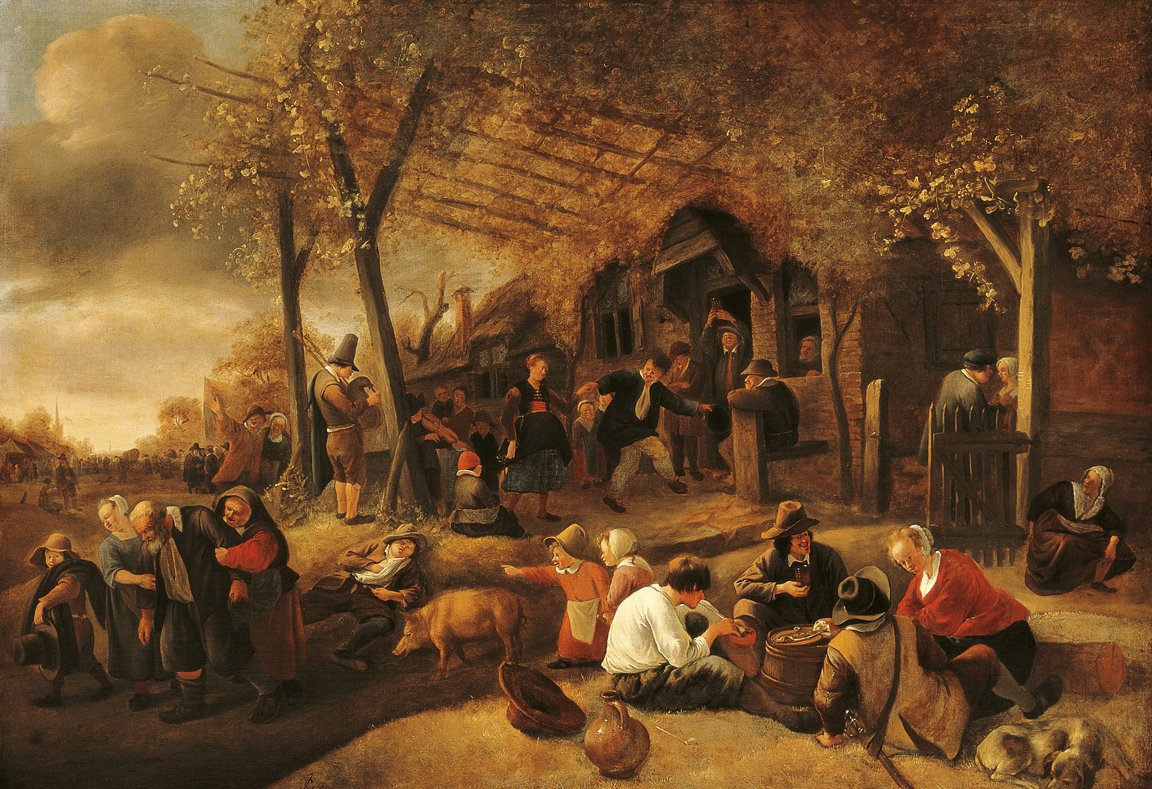 Fête paysanne - Jan Havickszoon Steen