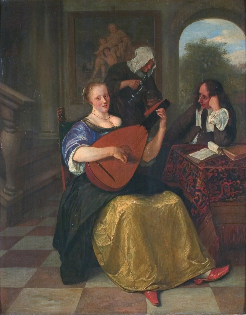 La joueuse de luth - Jan Havickszoon Steen