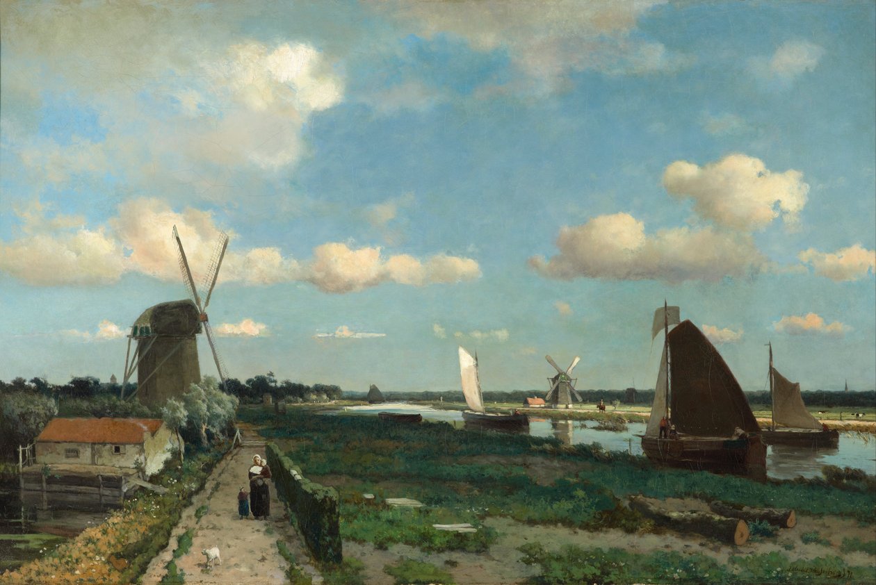 Le Trekvliet - Jan Hendrik Weissenbruch