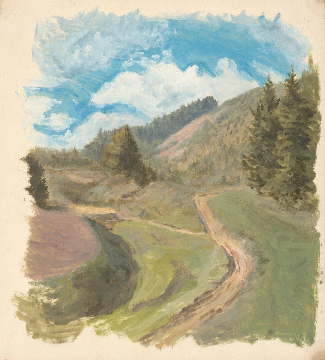 Bifurcation de la route - Jan Nowopacký